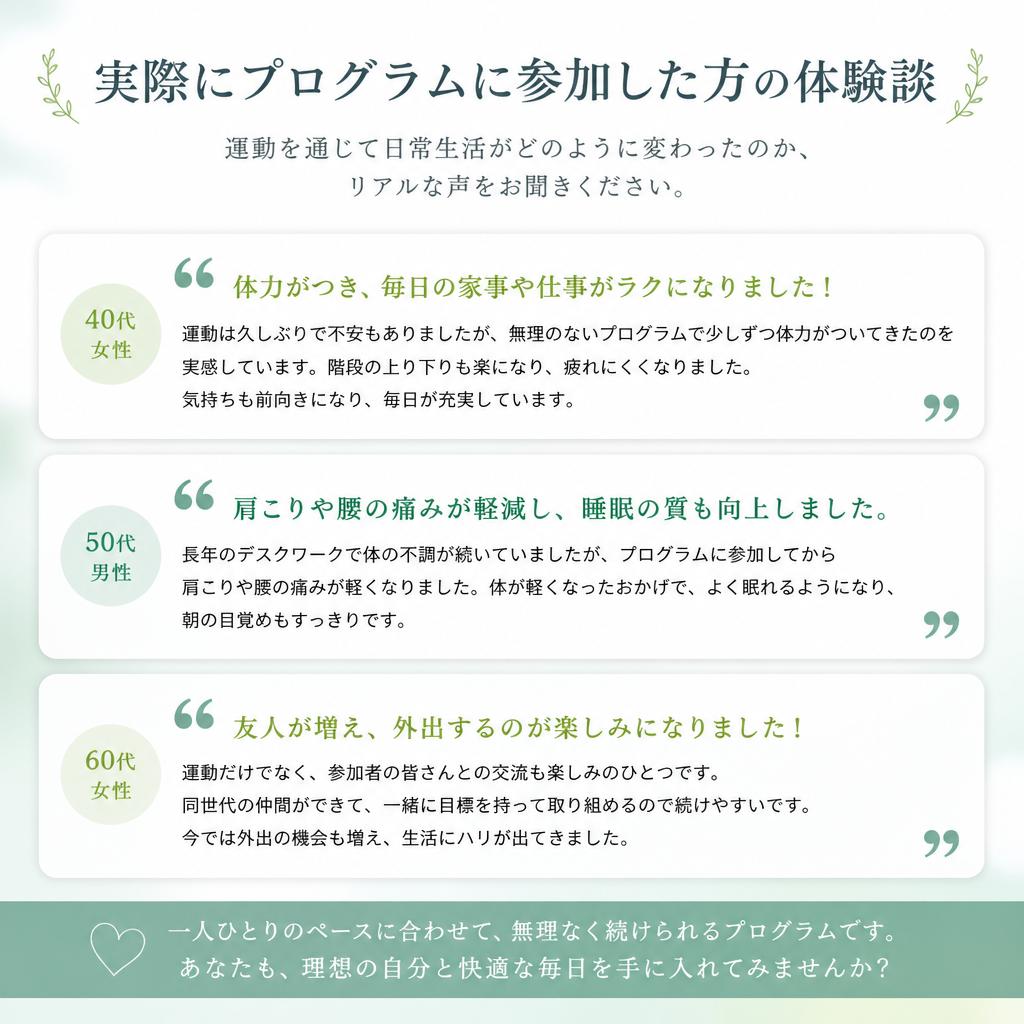 参加者の声