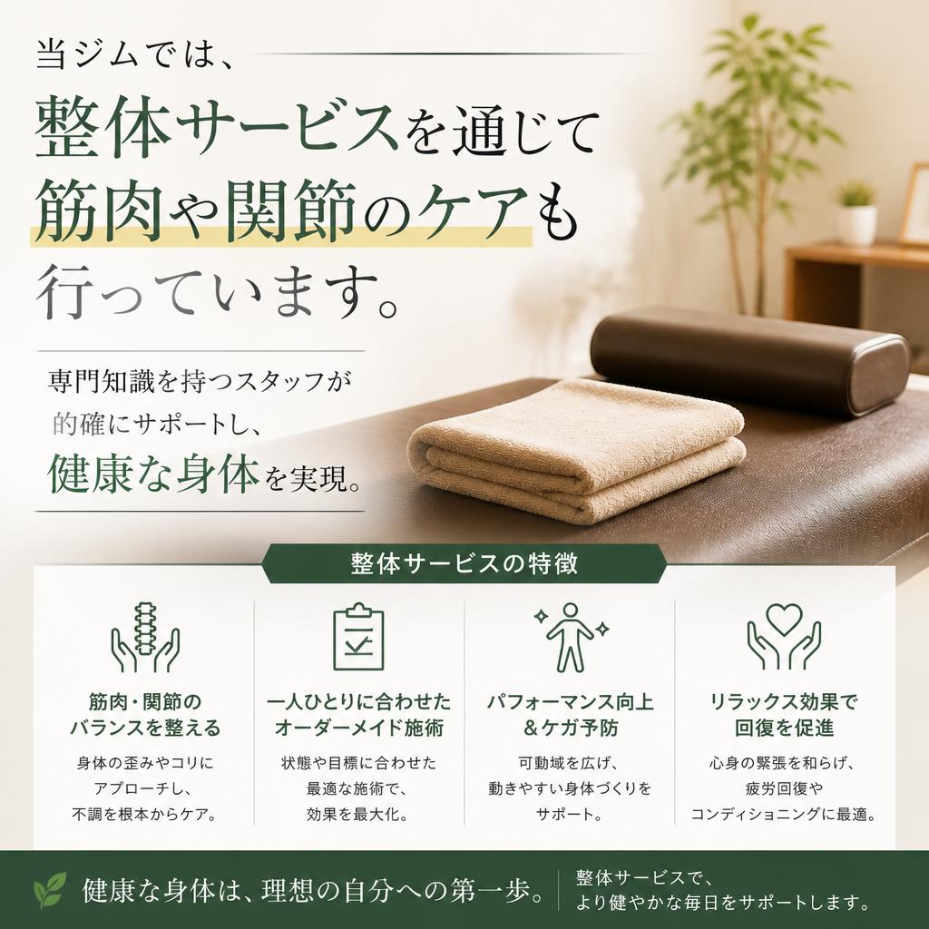 整体サービスのご紹介